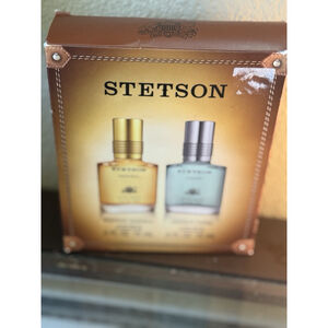 Stetson Aftershave 2pc Set .5 oz (Original) and .5 oz Pour (Fresh) NIB